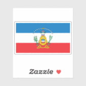 De vlag van Cruces, Cuba Sticker (Vel)