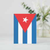 De vlag van Cuba Briefkaart (Staand voorkant)