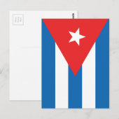 De vlag van Cuba Briefkaart (Voorkant / Achterkant)