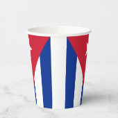 De vlag van Cuba Papieren Bekers (Links)