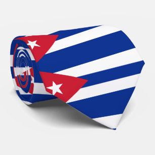 De vlag van Cuba Stropdas