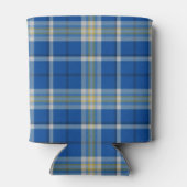 De vlag van Custom Scotland kleuren tartan vlakpat Blikjeskoeler (Achterkant)
