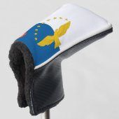 De vlag van de Azoren Golfheadcover (3/4 voorkant)