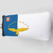 De vlag van de Azoren Golfheadcover (Voorkant)