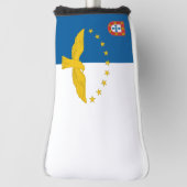 De vlag van de Azoren Golfheadcover (Draai 90)