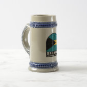 De vlag van de Bahama's is Bierpul (Voorkant links)