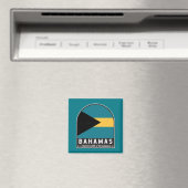 De vlag van de Bahama's is  Magneet (Insitu (Vaatwasser))