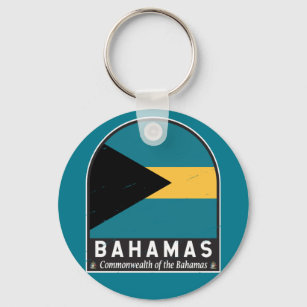 De vlag van de Bahama's is  Sleutelhanger