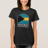 De vlag van de Bahama's is  T-shirt (Voorkant)