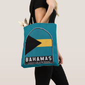 De vlag van de Bahama's is  Tote Bag (Dichtbij)
