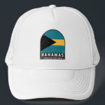 De vlag van de Bahama's is  Trucker Pet<br><div class="desc">Het logo van de Bahama's met de vlag en het wapen.</div>