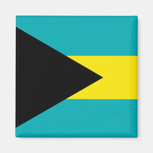 De vlag van de Bahama's Magneet (Voorkant)
