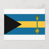 De vlag van de Bahamas-premier Briefkaart (Voorkant)