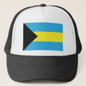 De vlag van de Bahama's Trucker Pet (Voorkant)