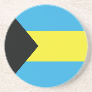 De vlag van de Bahama's Zandsteen Onderzetter