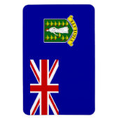 De vlag van de Britse Maagdeneilanden Magneet (Verticaal)