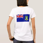 De vlag van de Britse Maagdeneilanden T-shirt (Achterkant)