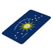 De vlag van de Conch Republic Magneet (Linkerzijde)