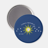 De vlag van de Conch Republic Magneet (Voorkant / Achterkant)