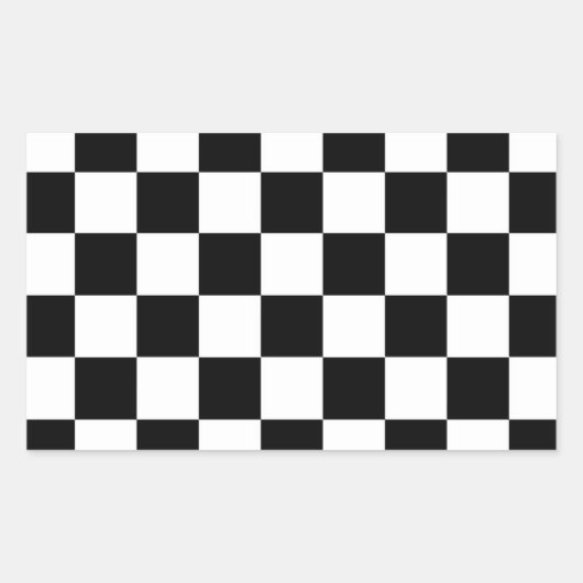 De vlag van de controleur rechthoekige sticker (Voorkant)