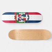 De vlag van de Dominicaanse Republiek Persoonlijk Skateboard (Horizontaal)