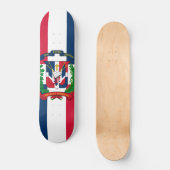De vlag van de Dominicaanse Republiek Persoonlijk Skateboard (Voorkant)