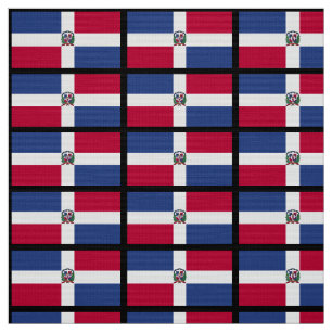 De vlag van de Dominicaanse Republiek Stof