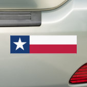 De vlag van de enige Star-staat Bumpersticker (Op auto)