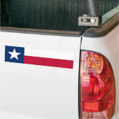 De vlag van de enige Star-staat Bumpersticker (Op Truck)