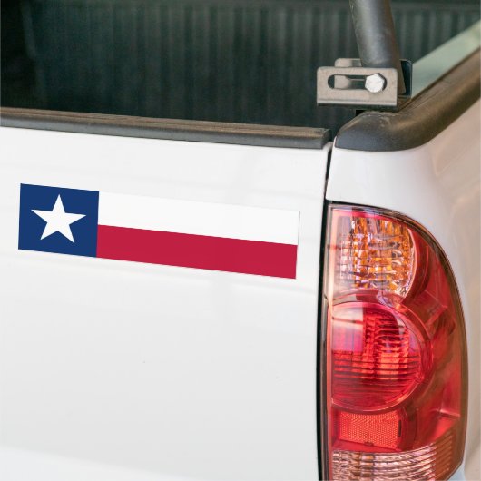 De vlag van de enige Star-staat Bumpersticker (Op Truck)