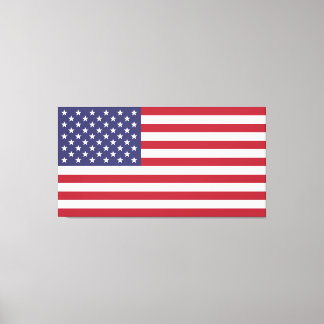 De vlag van de grote Verenigde Staten van Amerika Canvas Afdruk