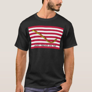 De Vlag van de Hefboom van de marine - betreed T-shirt