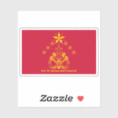 De vlag van de Kīngitanga Sticker (Vel)