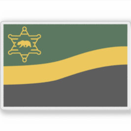 De vlag van de Los Angeles County Sheriff's Depart Sticker