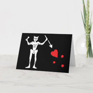 De Vlag van de Piraat van Blackbeard Kaart