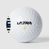 De vlag van de politie Persoonlijk Monogram Thin B Golfballen (Logo)