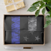 De vlag van de politie van de in nood verkerende p tissuepapier (Geschenk)