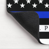 De vlag van de Politie van de Persoonlijke Naam Muismat (Hoek)