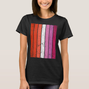 de vlag van de proud lgbt t-shirt