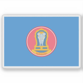 De vlag van de provincie Chiang Mai in Thailand Sticker