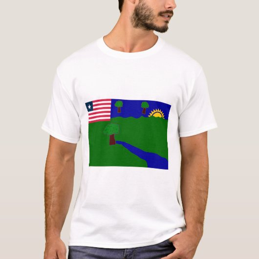 De vlag van de provincie Gee T-shirt (Voorkant)