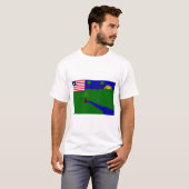 De vlag van de provincie Gee T-shirt (Voorkant volledig)