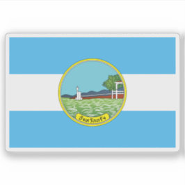 De vlag van de provincie Trang, Thailand Sticker