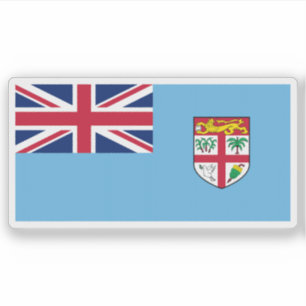 De vlag van de Republiek Fiji Sticker