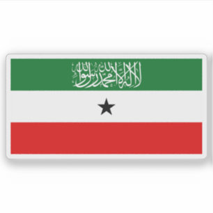 De vlag van de Republiek Somaliland (1996-heden) Sticker