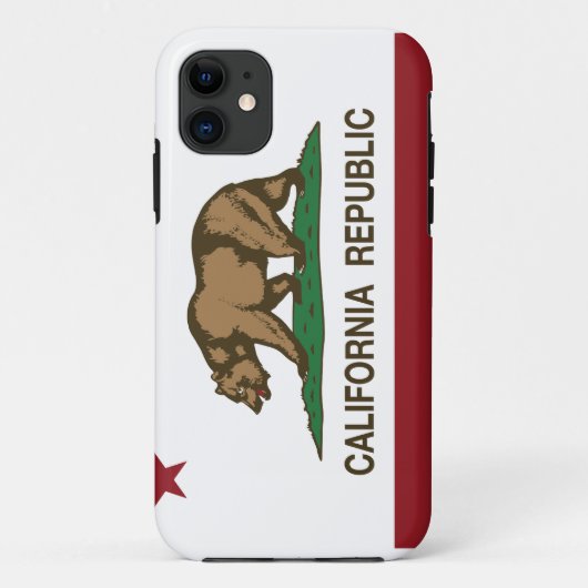De Vlag van de Republiek van Californië Case-Mate iPhone Case (Achterkant)