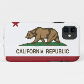 De Vlag van de Republiek van Californië Case-Mate iPhone Case (Achterkant (horizontaal))