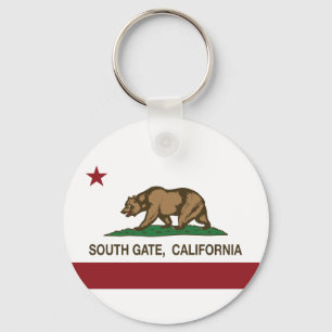De Vlag van de Republiek van Californië van de Sleutelhanger