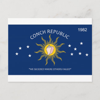 De Vlag van de Republiek van de kroonslak Briefkaart