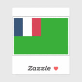 De vlag van de Republiek van Guyana (1886-1887) Sticker (Vel)